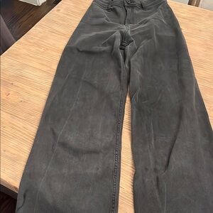 Miou Muse Charred Black Wide Leg Women’s Jeans Small